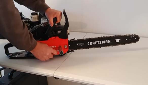 How to Remove Chainsaw Chain Side Plate