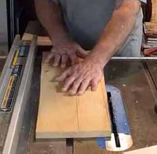 Table Saw Free Hand Cut