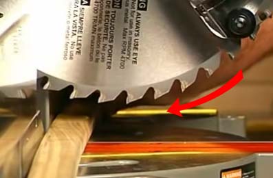 Blade Direction of Miter Saw