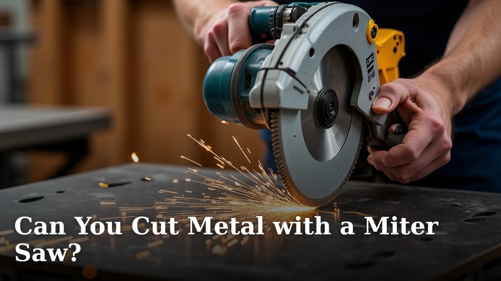 Can You Cut Metal with a Miter Saw?