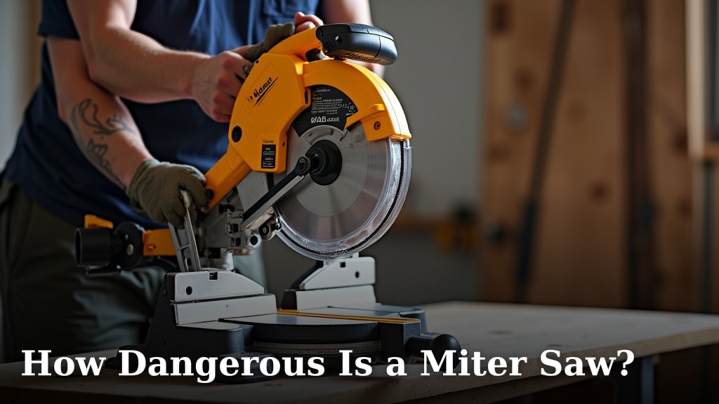 How Dangerous Is a Miter Saw?