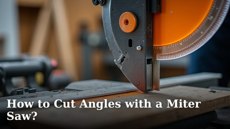 How to Cut Angles with a Miter Saw?