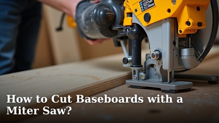 How to Cut Baseboards with a Miter Saw?