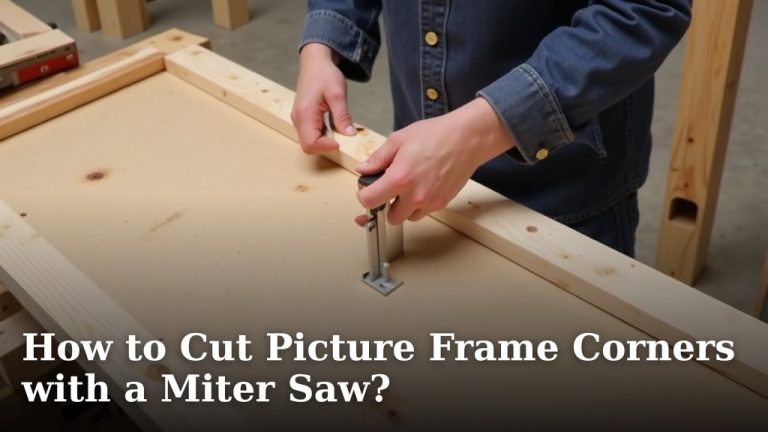 How to Cut Picture Frame Corners with a Miter Saw?