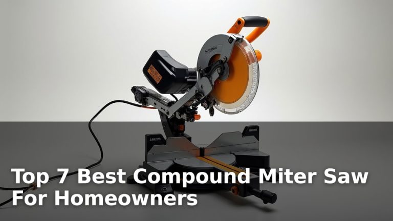 Top 7 Best Compound Miter Saw For Homeowners