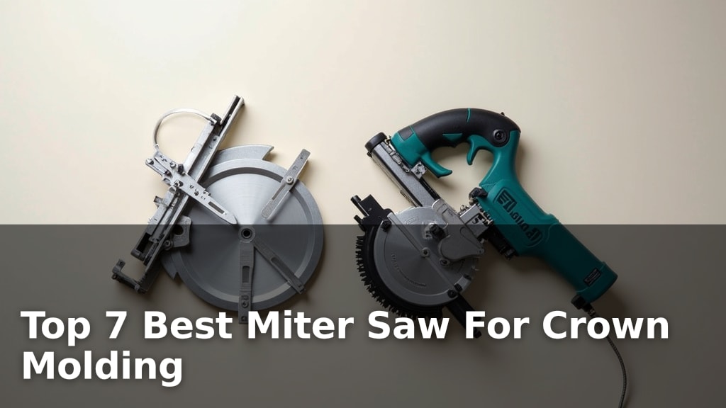 Top 7 Best Miter Saw For Crown Molding