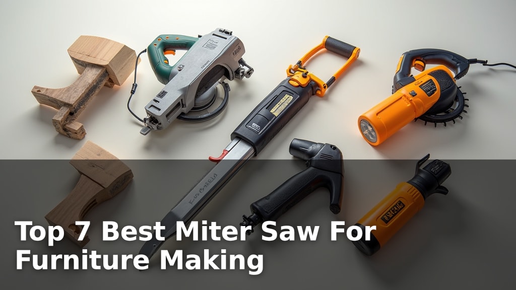 Top 7 Best Miter Saw For Furniture Making