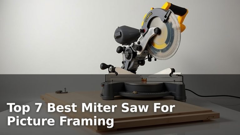 Top 7 Best Miter Saw For Picture Framing