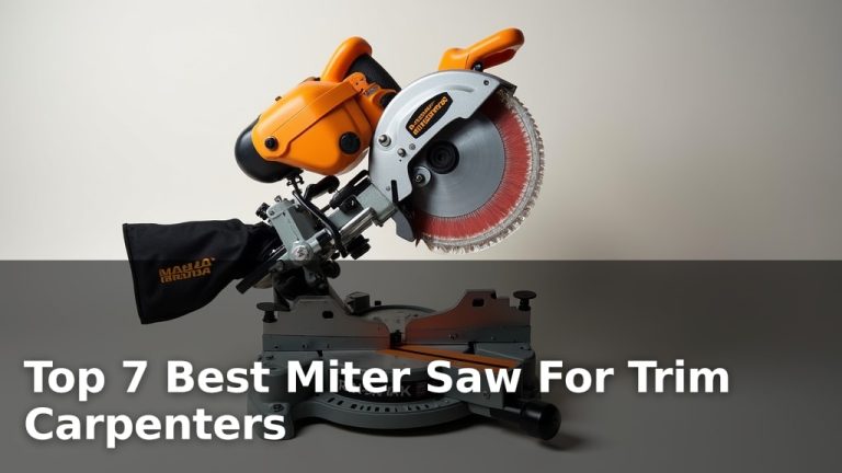 Top 7 Best Miter Saw For Trim Carpenters