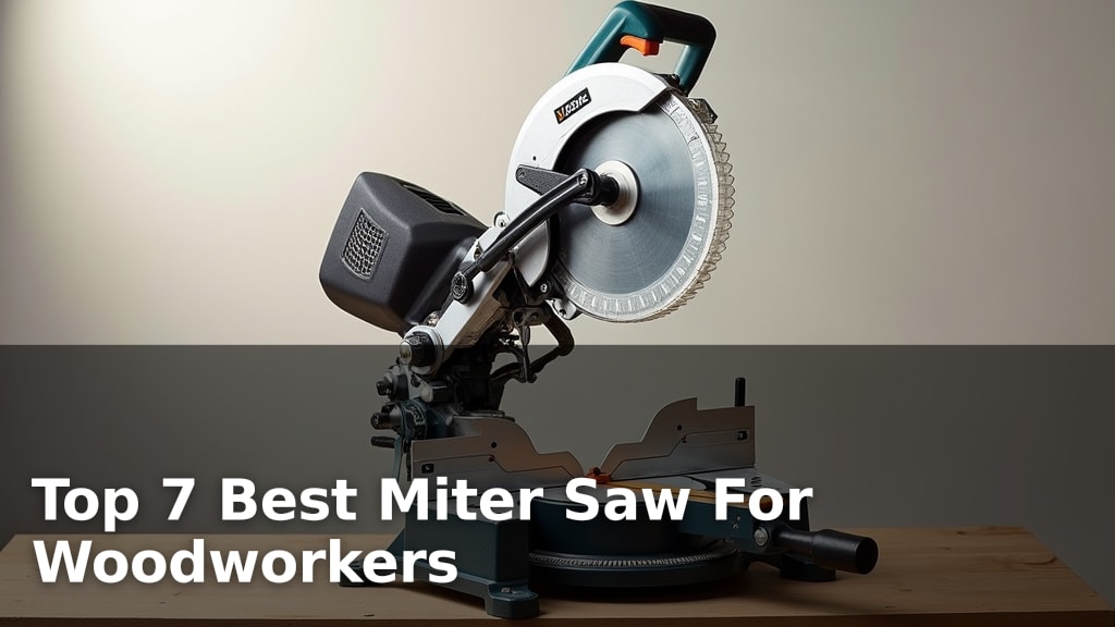 Top 7 Best Miter Saw For Woodworkers