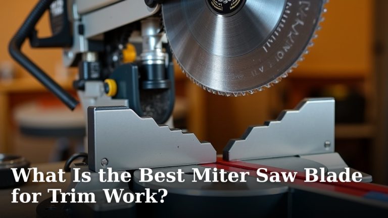 What Is the Best Miter Saw Blade for Trim Work?