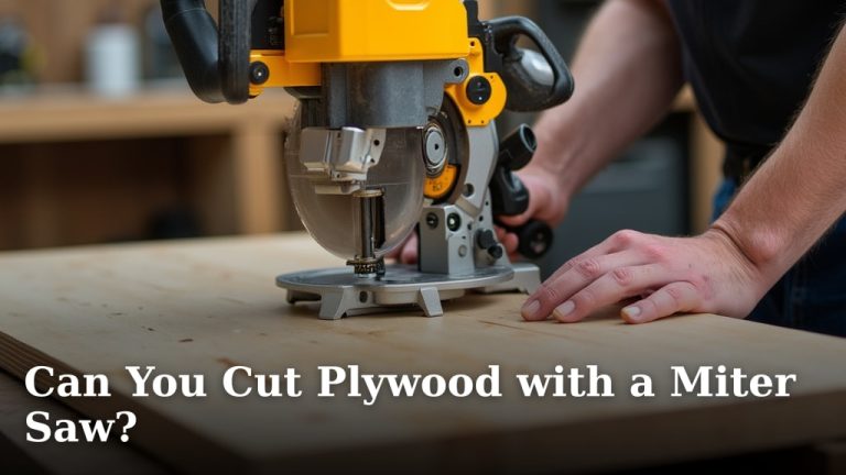 Can You Cut Plywood with a Miter Saw?