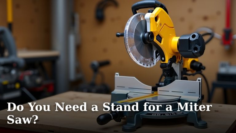 Do You Need a Stand for a Miter Saw?