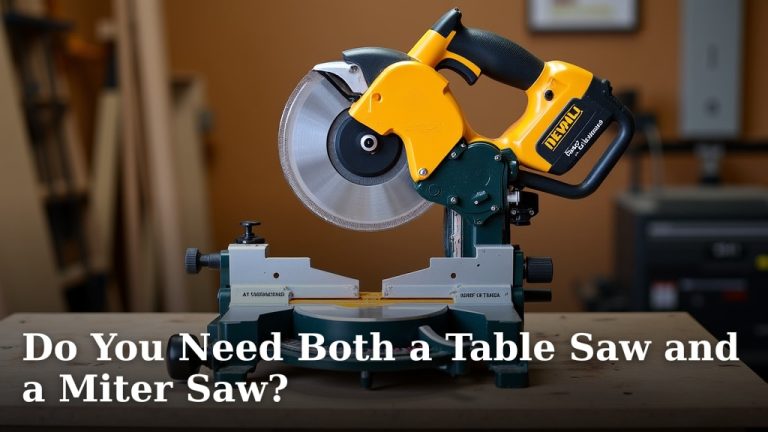 Do You Need Both a Table Saw and a Miter Saw?