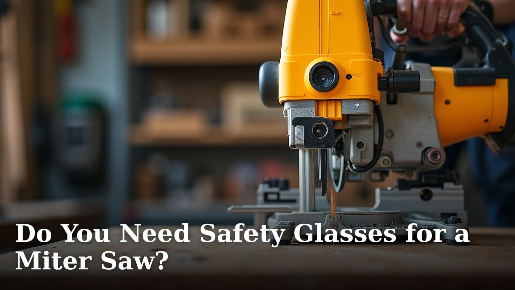 Do You Need Safety Glasses for a Miter Saw?