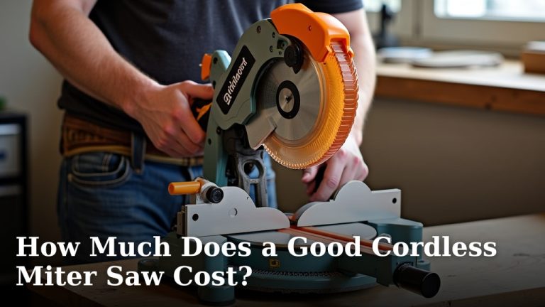 How Much Does a Good Cordless Miter Saw Cost?