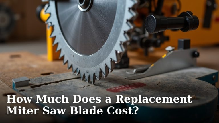 How Much Does a Replacement Miter Saw Blade Cost?