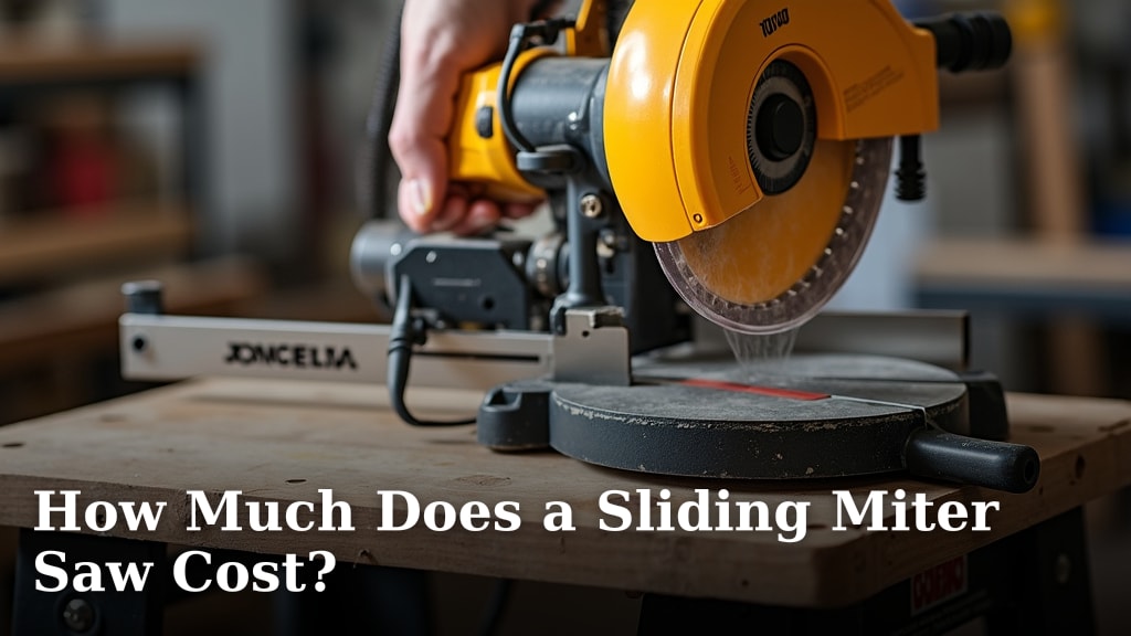 How Much Does a Sliding Miter Saw Cost?
