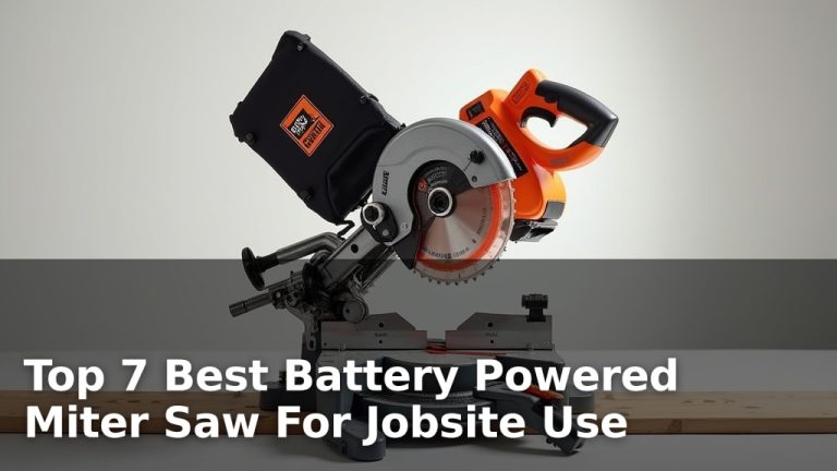 Top 7 Best Battery Powered Miter Saw For Jobsite Use