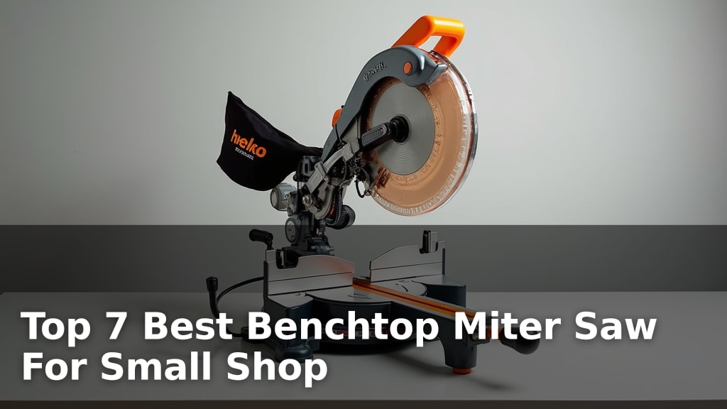 Top 7 Best Benchtop Miter Saw For Small Shop