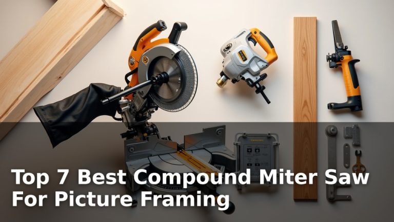 Top 7 Best Compound Miter Saw For Picture Framing