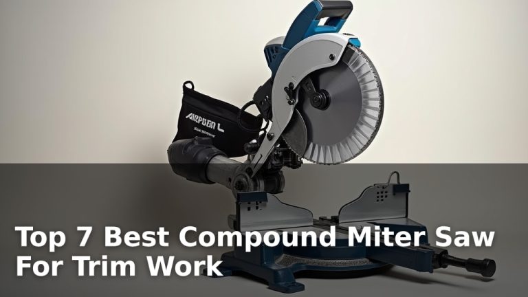 Top 7 Best Compound Miter Saw For Trim Work