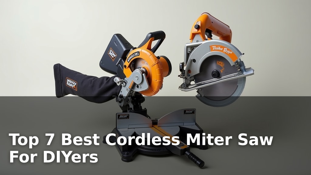 Top 7 Best Cordless Miter Saw For DIYers