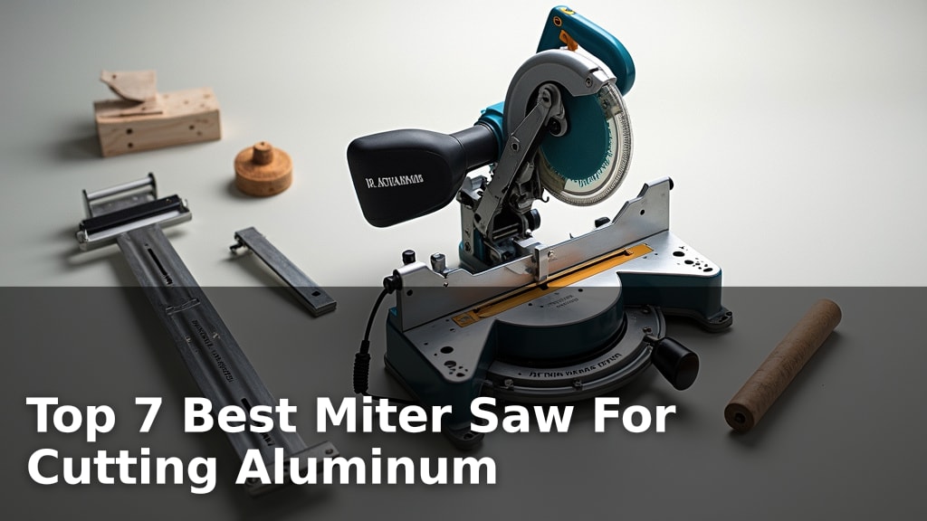 Top 7 Best Miter Saw For Cutting Aluminum