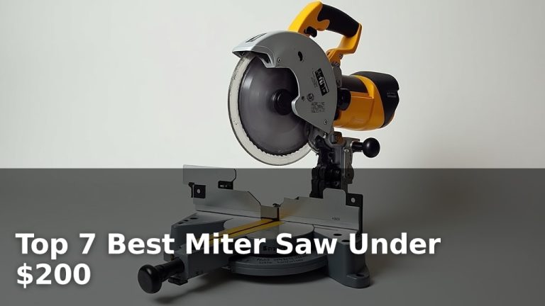 Top 7 Best Miter Saw Under $200