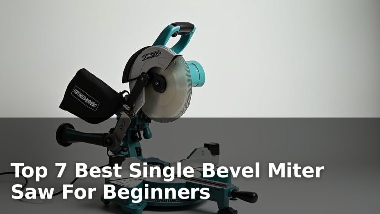 Top 7 Best Single Bevel Miter Saw For Beginners