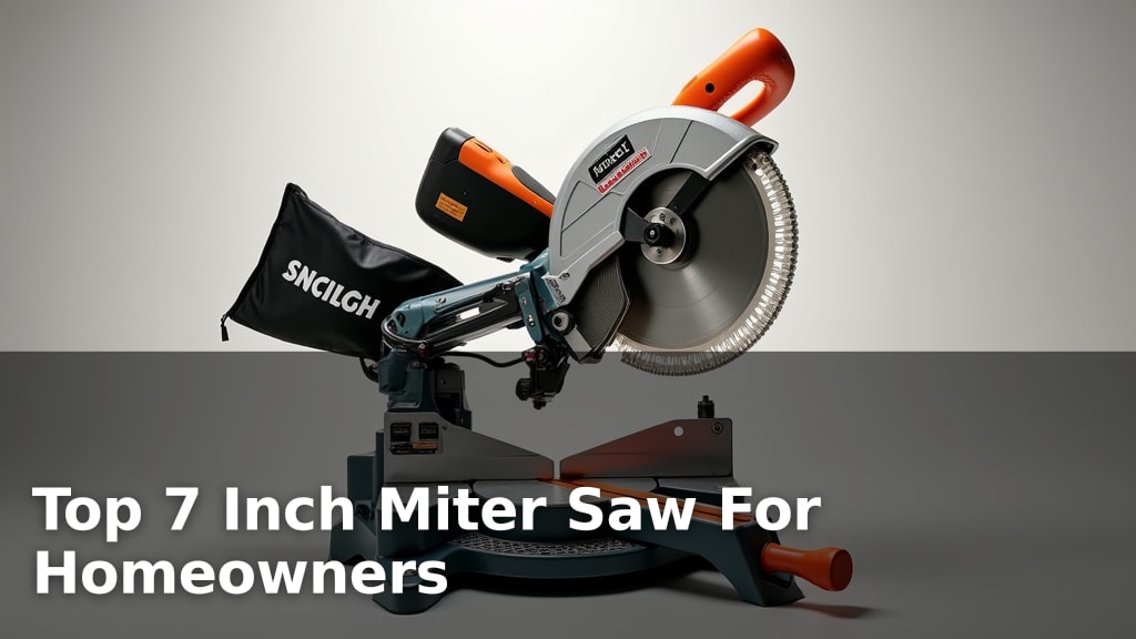 Top 7 Inch Miter Saw For Homeowners
