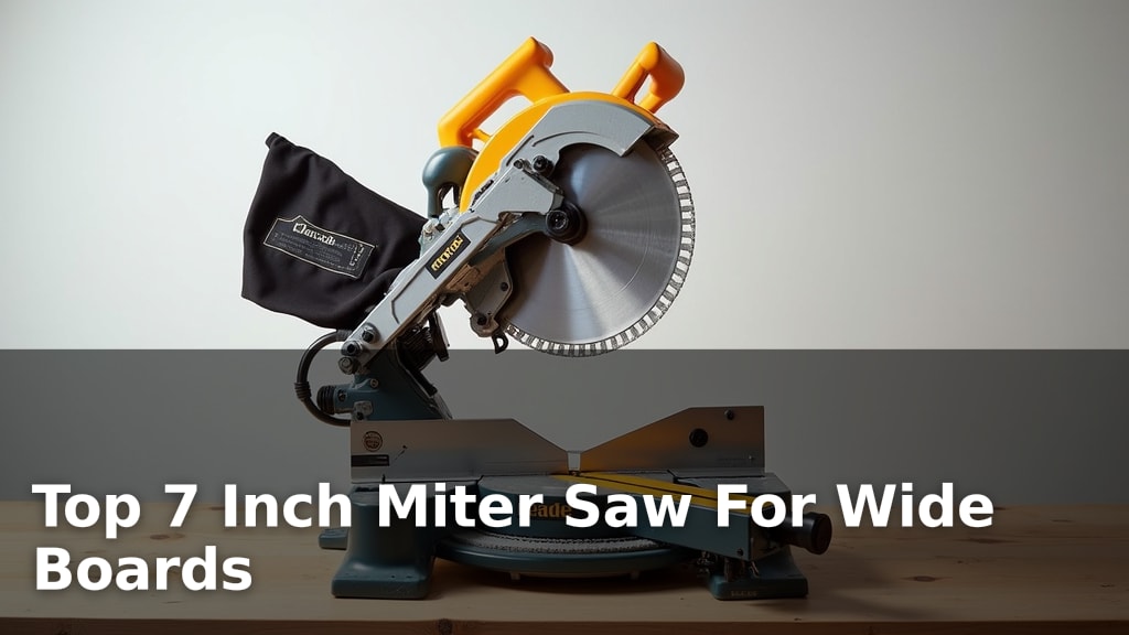 Top 7 Inch Miter Saw For Wide Boards