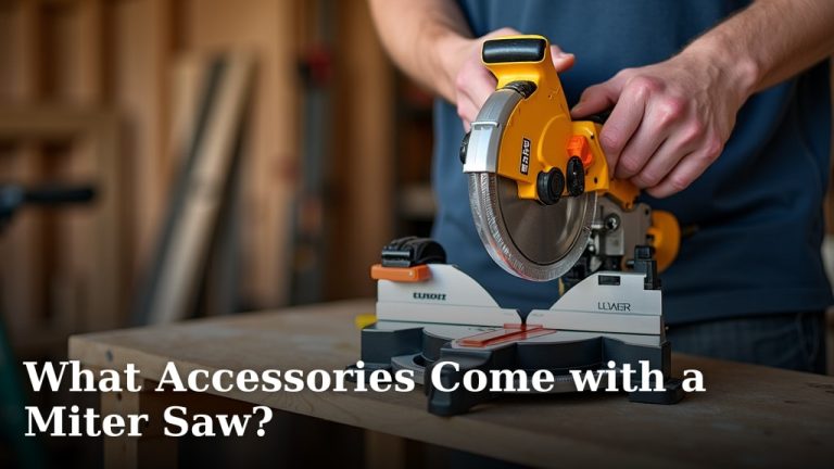 What Accessories Come with a Miter Saw?