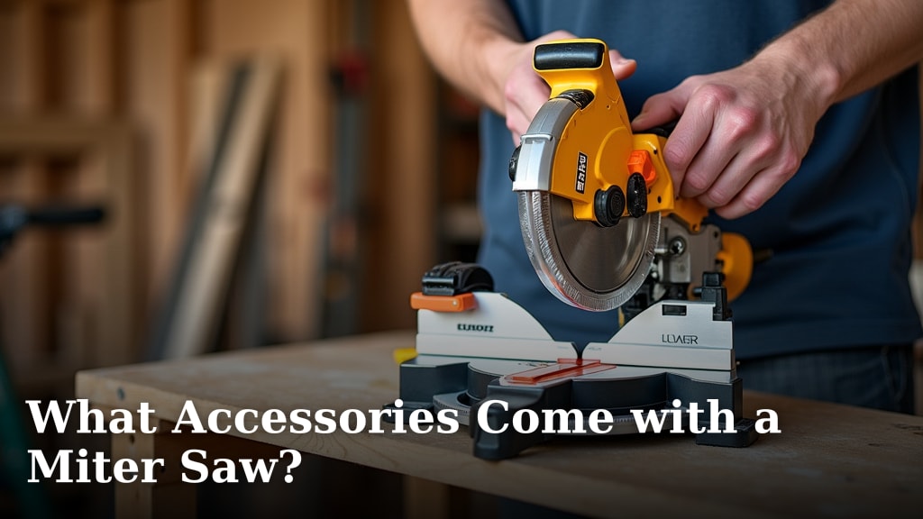 What Accessories Come with a Miter Saw?