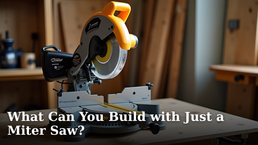 What Can You Build with Just a Miter Saw?