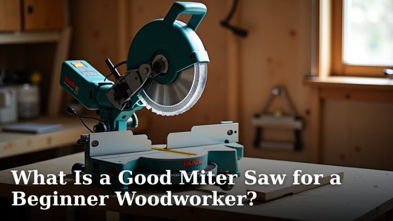 What Is a Good Miter Saw for a Beginner Woodworker?