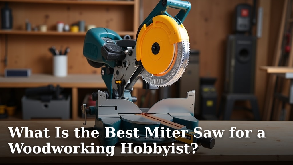 What Is the Best Miter Saw for a Woodworking Hobbyist?