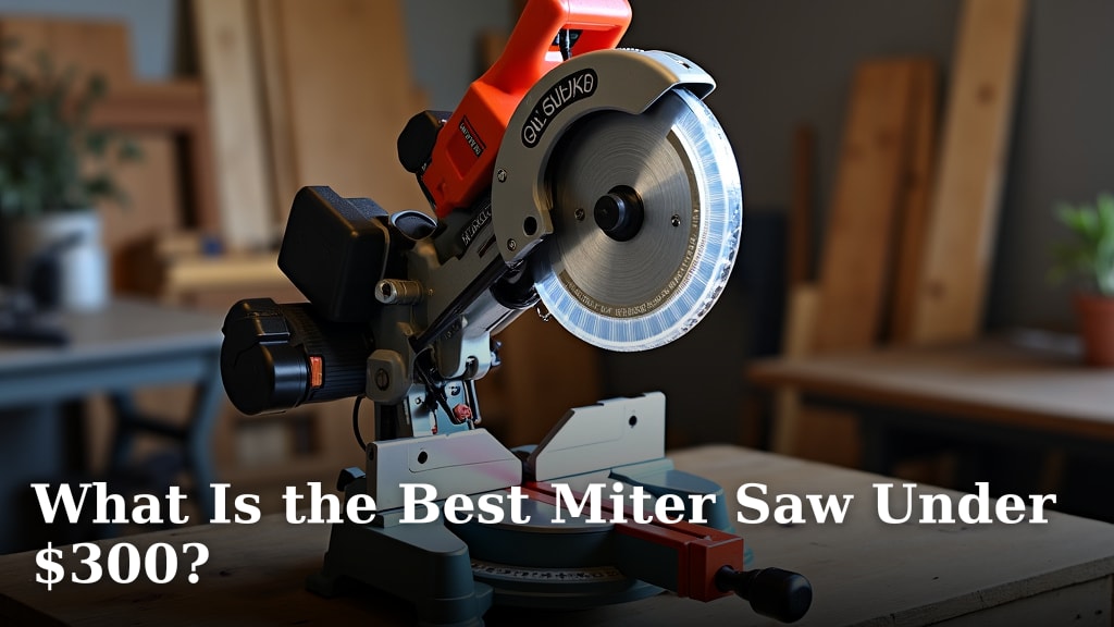 What Is the Best Miter Saw Under $300?