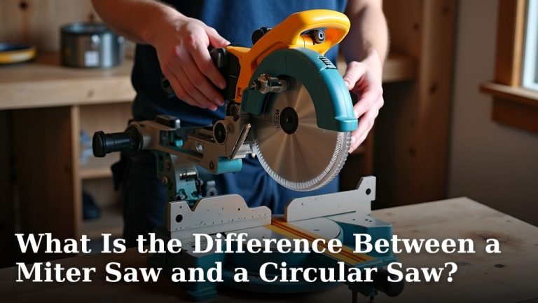 What Is the Difference Between a Miter Saw and a Circular Saw?