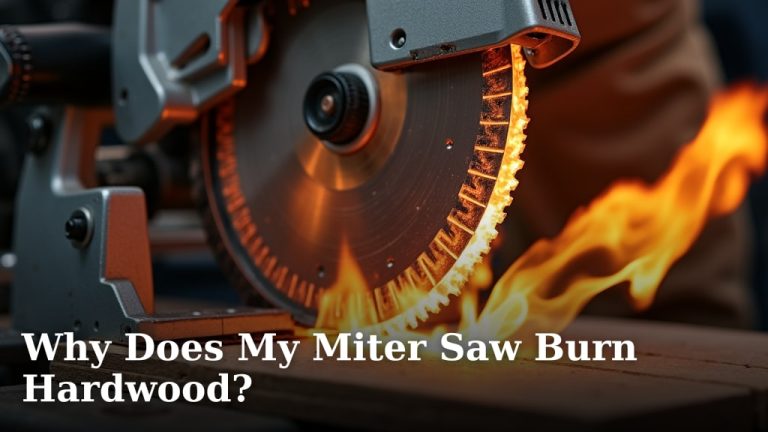 Why Does My Miter Saw Burn Hardwood?