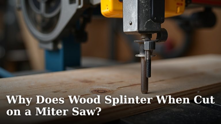 Why Does Wood Splinter When Cut on a Miter Saw?