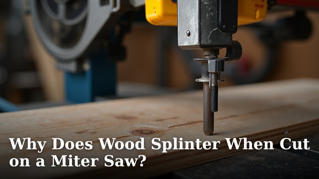 Why Does Wood Splinter When Cut on a Miter Saw?