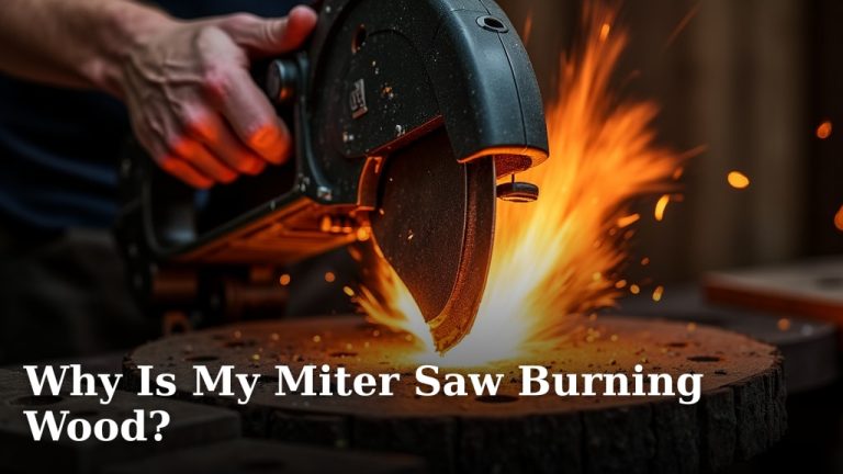 Why Is My Miter Saw Burning Wood?