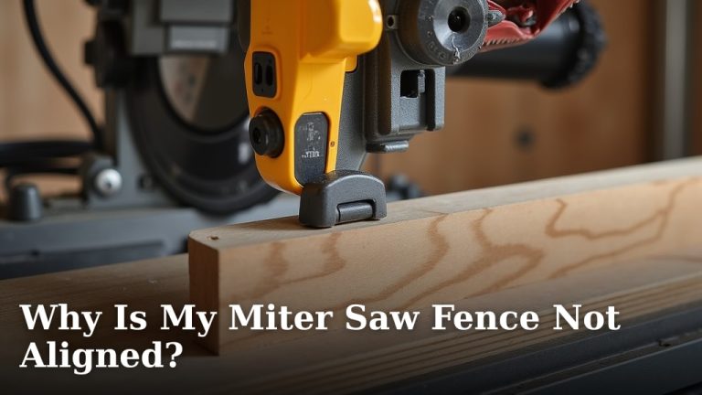 Why Is My Miter Saw Fence Not Aligned?