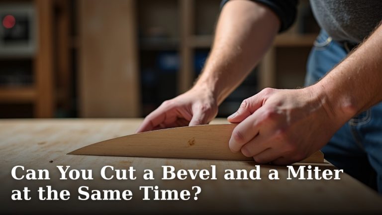 Can You Cut a Bevel and a Miter at the Same Time?