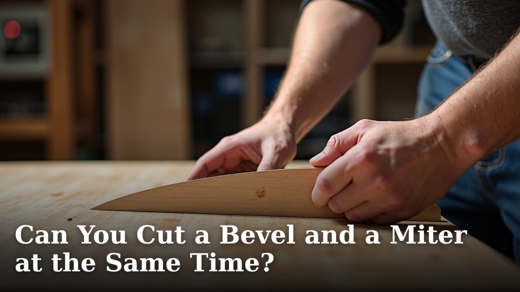 Can You Cut a Bevel and a Miter at the Same Time?