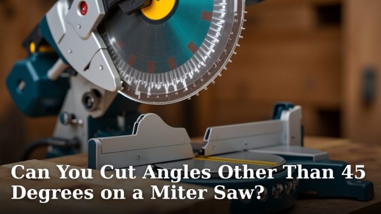 Can You Cut Angles Other Than 45 Degrees on a Miter Saw?