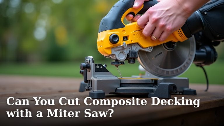 Can You Cut Composite Decking with a Miter Saw?