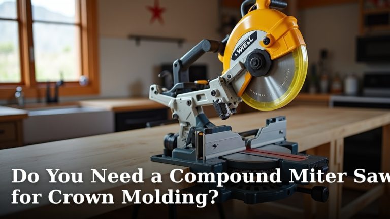 Do You Need a Compound Miter Saw for Crown Molding?