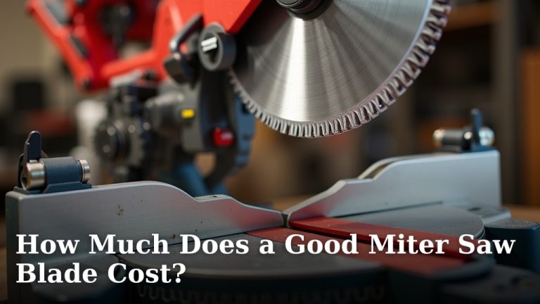 How Much Does a Good Miter Saw Blade Cost?